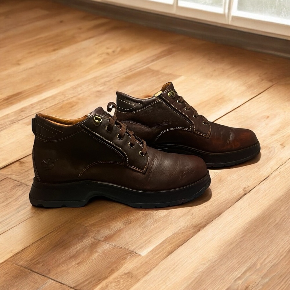 Vintage Timberland83309 Smart Comfort Womens Size 10 M Brown Leather Ankle Boot